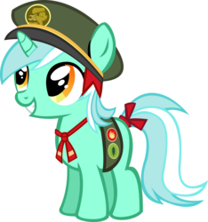 Size: 11127x11901 | Tagged: safe, artist:cyanlightning, lyra heartstrings, g4, .svg available, absurd resolution, cap, cute, cyan's filly guides, female, filly, filly guides, filly lyra, hat, lyrabetes, ribbon, simple background, smiling, solo, transparent background, vector, younger