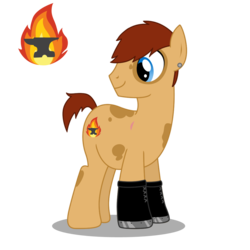 Size: 1000x1000 | Tagged: safe, artist:dragonchaser123, oc, oc only, oc:iron hammer, cutie mark, simple background, solo, transparent background, vector