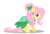 Size: 1000x670 | Tagged: safe, artist:dragonchaser123, fluttershy, g4, green isn't your color, clothes, dress, female, hair bun, simple background, solo, transparent background, vector