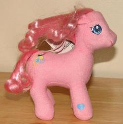 Size: 499x503 | Tagged: safe, photographer:tradertif, pinkie pie (g3), g3, christmas, hasbro, irl, ornament, photo, plushie, solo