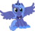 Size: 2000x1807 | Tagged: safe, artist:arifproject, princess luna, pony, g4, :3, cute, female, filly, s1 luna, simple background, sitting, sitting catface meme, solo, spread wings, transparent background, vector, woona, younger