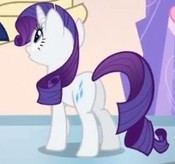 Size: 175x164 | Tagged: safe, screencap, rarity, pony, unicorn, g4, games ponies play, butt, cropped, female, mare, open mouth, picture for breezies, plot, solo