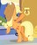 Size: 273x328 | Tagged: safe, screencap, applejack, earth pony, pony, g4, games ponies play, butt, cropped, female, freckles, mare, plot, solo
