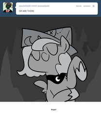 Size: 666x800 | Tagged: safe, artist:egophiliac, princess luna, moonstuck, g4, cartographer's cap, female, filly, grayscale, hat, monochrome, solo, woona, younger