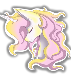 Size: 1200x1300 | Tagged: safe, artist:aicir, princess celestia, pony, g4, female, mare, pink-mane celestia, simple background, solo, transparent background