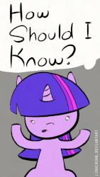 Size: 426x756 | Tagged: safe, artist:liracrown, twilight sparkle, g4, animated, confused, convention, female, gif, gray background, simple background, solo