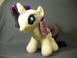 Size: 1024x768 | Tagged: safe, artist:millermademares, rarity, g4, irl, photo, plushie, solo