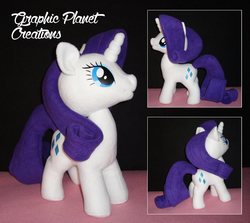 Size: 1600x1425 | Tagged: safe, artist:graphicplanetdesigns, rarity, g4, irl, photo, plushie, solo