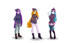 Size: 800x462 | Tagged: safe, artist:backgrounduser, adagio dazzle, aria blaze, sonata dusk, equestria girls, g4, my little pony equestria girls: rainbow rocks, clothes, looking at you, simple background, the dazzlings, transparent background, trio