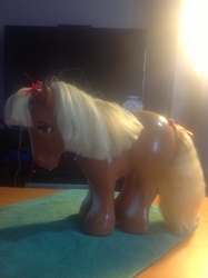 Size: 1936x2592 | Tagged: safe, artist:trialmanakasomacruz, retro leap, my pretty pony, irl, photo, solo, toy