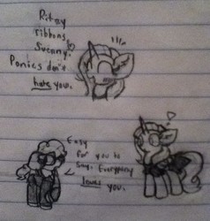 Size: 712x748 | Tagged: safe, artist:thefanficfanpony, sassy saddles, svengallop, g4, comic, lined paper, monochrome, traditional art