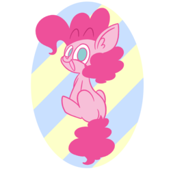 Size: 6000x6000 | Tagged: safe, artist:typhwosion, pinkie pie, earth pony, pony, g4, absurd resolution, female, simple background, solo, transparent background