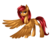 Size: 3810x3000 | Tagged: safe, artist:scarlet-spectrum, oc, oc only, oc:scarletta von sundrop, pegasus, pony, fangs, high res, looking at you, simple background, solo, transparent background