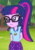 Size: 614x878 | Tagged: safe, screencap, sci-twi, twilight sparkle, equestria girls, g4, my little pony equestria girls: legend of everfree, arm behind back, cropped, female, lip bite, solo
