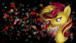 Size: 3800x2159 | Tagged: safe, artist:ilynalta, sunset shimmer, pony, g4, female, high res, solo, wallpaper