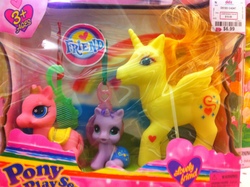 Size: 2592x1936 | Tagged: safe, alicorn, pony, bootleg, irl, photo, pony play set, toy