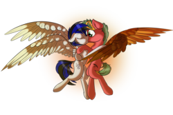 Size: 3001x2001 | Tagged: safe, artist:beardie, oc, oc only, pegasus, pony, commission, high res, kissing, simple background, transparent background