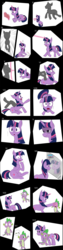 Size: 2500x10000 | Tagged: safe, artist:yinglung, spike, twilight sparkle, dragon, pony, unicorn, g4, absorption, absurd resolution, body snatchers, comic, evil grin, female, grin, impersonating, mare, memory lapse, memory wipe, mind control, possessed, possession, smiling, unicorn twilight