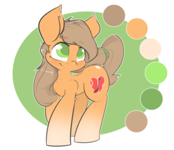 Size: 3203x2766 | Tagged: safe, artist:bbsartboutique, oc, oc only, oc:eucalyptus, earth pony, pony, brown mane, cute, femboy, high res, male, orange fur, reference sheet, solo