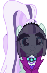 Size: 3249x5000 | Tagged: safe, artist:dashiesparkle, coloratura, earth pony, pony, g4, the mane attraction, absurd resolution, clothes, countess coloratura, cute, female, looking at you, rarabetes, simple background, solo, transparent background, vector, veil
