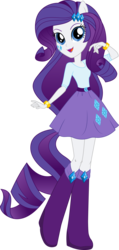 Size: 7086x14937 | Tagged: safe, artist:sugar-loop, rarity, equestria girls, g4, absurd resolution, alternative cutie mark placement, boots, box art, bracelet, clothes, doll, eqg promo pose set, equestria girls plus, female, high heel boots, jewelry, ponied up, ponytail, simple background, skirt, solo, transparent background, vector