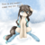 Size: 1800x1800 | Tagged: safe, artist:puggie, oc, oc only, oc:nocona, pegasus, pony, clothes, grumpy, long mane, snow, snowball, snowfall, socks, solo, text