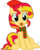 Size: 1803x2231 | Tagged: safe, artist:arifproject, derpibooru exclusive, edit, vector edit, sunset shimmer, pony, unicorn, g4, :3, cap, christmas, clothes, cookie, cute, female, food, hat, holiday, horn, meme, mouth hold, santa hat, scarf, shimmerbetes, simple background, sitting, sitting catface meme, smiling, solo, transparent background, vector