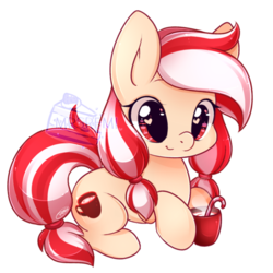 Size: 600x600 | Tagged: safe, artist:mrsremi, oc, oc only, oc:peppermint mocha, earth pony, pony, cute, heart eyes, ocbetes, simple background, solo, transparent background, watermark, wingding eyes