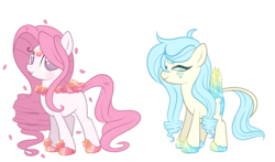 Size: 1700x1000 | Tagged: safe, artist:peachesandcreamated, oc, oc only, original species, crystalline, female, mare