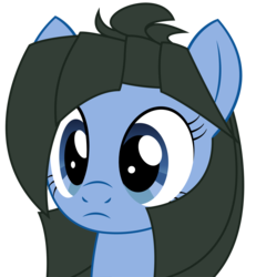 Size: 1280x1387 | Tagged: dead source, safe, artist:an-m, oc, oc only, oc:abstract module, pony, blue eyes, eyes open, pony oc, show accurate, simple background, solo, transparent background