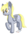 Size: 800x969 | Tagged: safe, artist:negasun, derpy hooves, pegasus, pony, female, letter, mare, simple background, solo, tongue out, transparent background