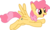 Size: 14387x8678 | Tagged: safe, artist:cyanlightning, dizzy twister, orange swirl, pegasus, pony, g4, my little pony: friendship is magic, sonic rainboom (episode), .svg available, absurd resolution, background pony, female, mare, simple background, solo, transparent background, vector