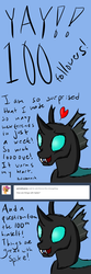 Size: 1280x3840 | Tagged: safe, artist:hyper dash, thorax, changeling, ask thorax, g4, ask, cute, followers, heart, male, milestone, smiling, solo, tumblr