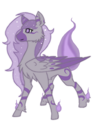 Size: 578x720 | Tagged: safe, artist:eternity9, oc, oc only, pegasus, pony, cheek fluff, chest fluff, colored pupils, colored wings, colored wingtips, ear fluff, empty eyes, female, mare, no catchlights, simple background, solo, transparent background, tribal
