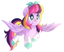 Size: 2580x2100 | Tagged: safe, artist:drawntildawn, oc, oc only, oc:lucy softheart, pegasus, pony, bandaid, bandaid on nose, high res, simple background, solo, transparent background