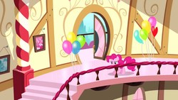 Size: 1280x720 | Tagged: safe, screencap, pinkie pie, earth pony, pony, g4, pinkie pride, season 4, female, mare, pinkie's lament, solo