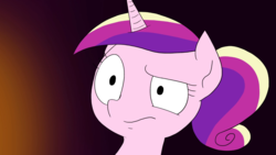Size: 1366x768 | Tagged: safe, artist:doublewbrothers, screencap, princess cadance, pony, g4, animated at source, female, solo, teen princess cadance, thought crimes, younger