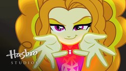 Size: 1920x1080 | Tagged: safe, screencap, adagio dazzle, equestria girls, g4, my little pony equestria girls: rainbow rocks, female, hand, hasbro studios, solo, under our spell, youtube link, youtube thumbnail