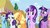 Size: 1280x720 | Tagged: safe, screencap, applejack, fluttershy, rainbow dash, rarity, starlight glimmer, twilight sparkle, alicorn, pony, g4, my little pony: friendship is magic, the cutie re-mark, friends are always there for you, s5 starlight, twilight sparkle (alicorn)