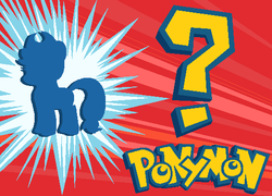 Size: 536x385 | Tagged: safe, artist:threetwotwo32232, applejack, g4, crossover, female, parody, pokémon, silhouette, solo, whose that ponymon?