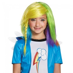 Size: 650x650 | Tagged: safe, rainbow dash, equestria girls, g4, irl, photo, target demographic, wig