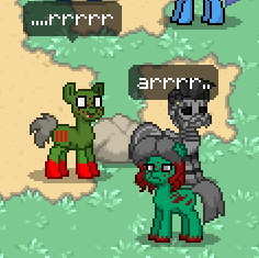 Size: 236x235 | Tagged: safe, oc, oc only, oc:steelhooves, pony, zombie, pony town