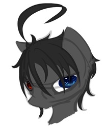Size: 2042x2407 | Tagged: safe, artist:adetuddymax, oc, oc only, oc:adetuddymax, pony, heterochromia, high res, looking at you, practice, solo
