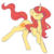 Size: 1000x1000 | Tagged: safe, artist:cinnamonsparx, oc, oc only, oc:leaf spark, pony, unicorn, curved horn, eyes closed, female, horn, mare, solo