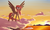 Size: 3900x2365 | Tagged: safe, artist:alphaaquilae, oc, oc only, oc:terra blossom, pegasus, pony, cloud, female, high res, mare, on a cloud, solo, standing on a cloud, sun, sunrise