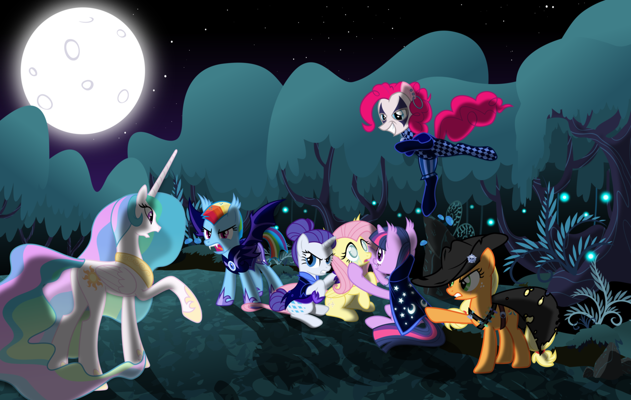 #1316926 - safe, artist:magister39, applejack, fluttershy, pinkie pie ...