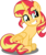 Size: 5000x6005 | Tagged: safe, artist:orin331, sunset shimmer, alicorn, pony, equestria girls, g4, absurd resolution, alicornified, cute, female, grin, if only, race swap, shimmerbetes, shimmercorn, simple background, sitting, smiling, solo, squee, transparent background, vector, what if