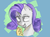 Size: 1723x1279 | Tagged: safe, artist:post-it, rarity, pony, g4, colored sketch, female, rarara, sketch, solo, speech bubble