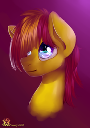 Size: 2507x3541 | Tagged: safe, artist:monochromacat, oc, oc only, oc:archi sketch, pony, bust, high res, portrait, solo