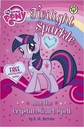 Size: 329x499 | Tagged: safe, twilight sparkle, g4, my little pony chapter books, twilight sparkle and the crystal heart spell, book cover, cardboard twilight, cover, g.m. berrow, stock vector